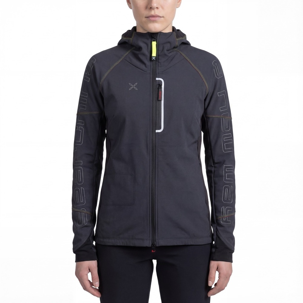 Montura Women's Technical Hooded Jacket Gray Size‎ L (US L / UK 14)